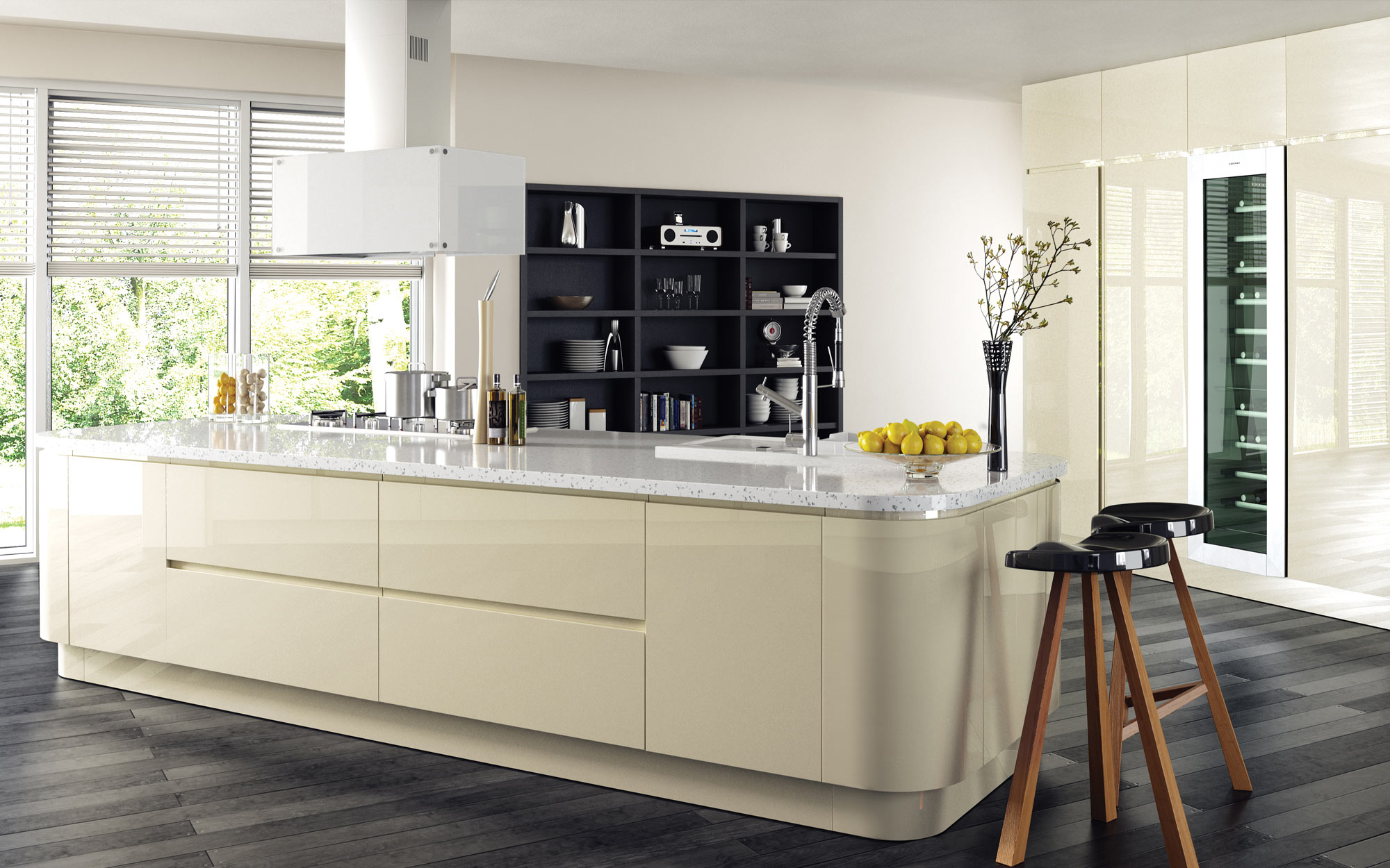 Uform Strada Gloss Ivory Kitchen