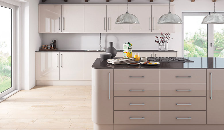 Zurfiz Ultragloss Cashmere Kitchen