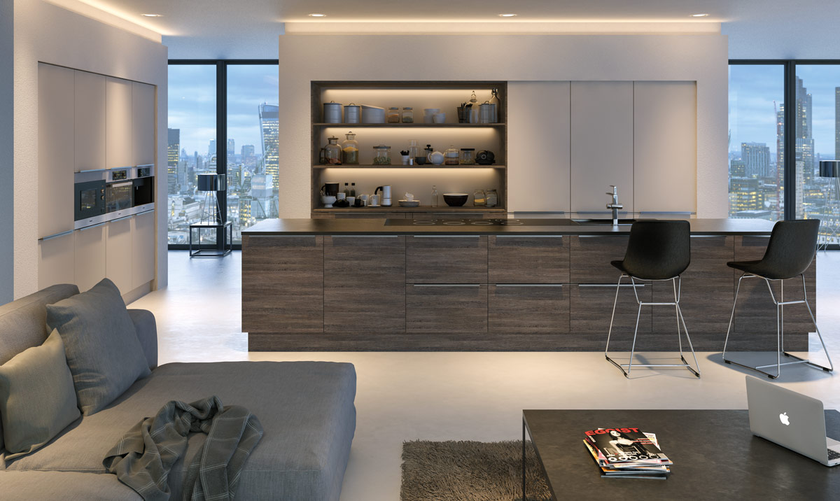 Valore Mali Wenge Cashmere Kitchen