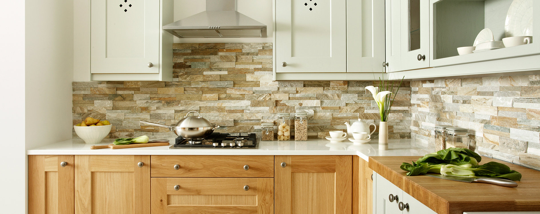 Burbidge Erin Painted Oak Kitchen