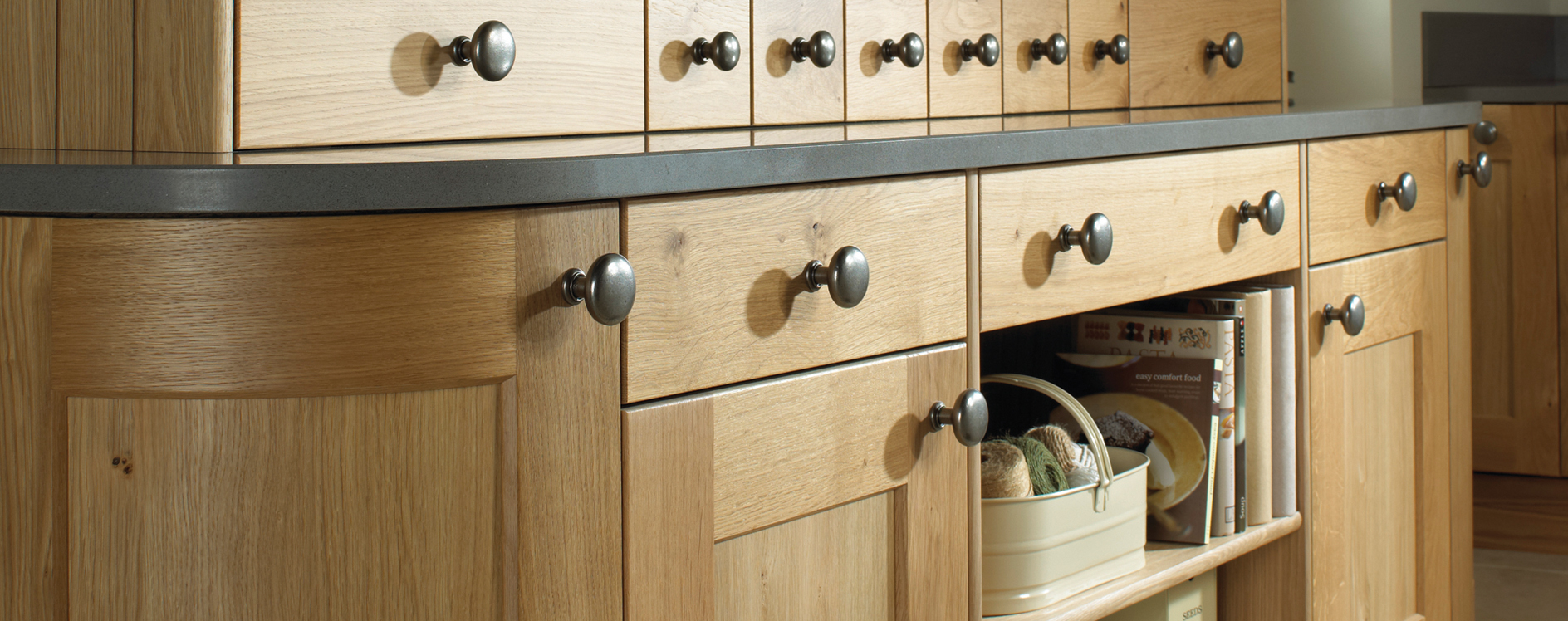 Burbidge Erin Character Natural Oak Kitchen
