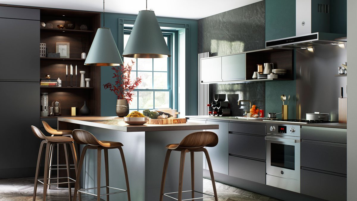 Multiwood Aconbury Matt Bespoke Kitchen