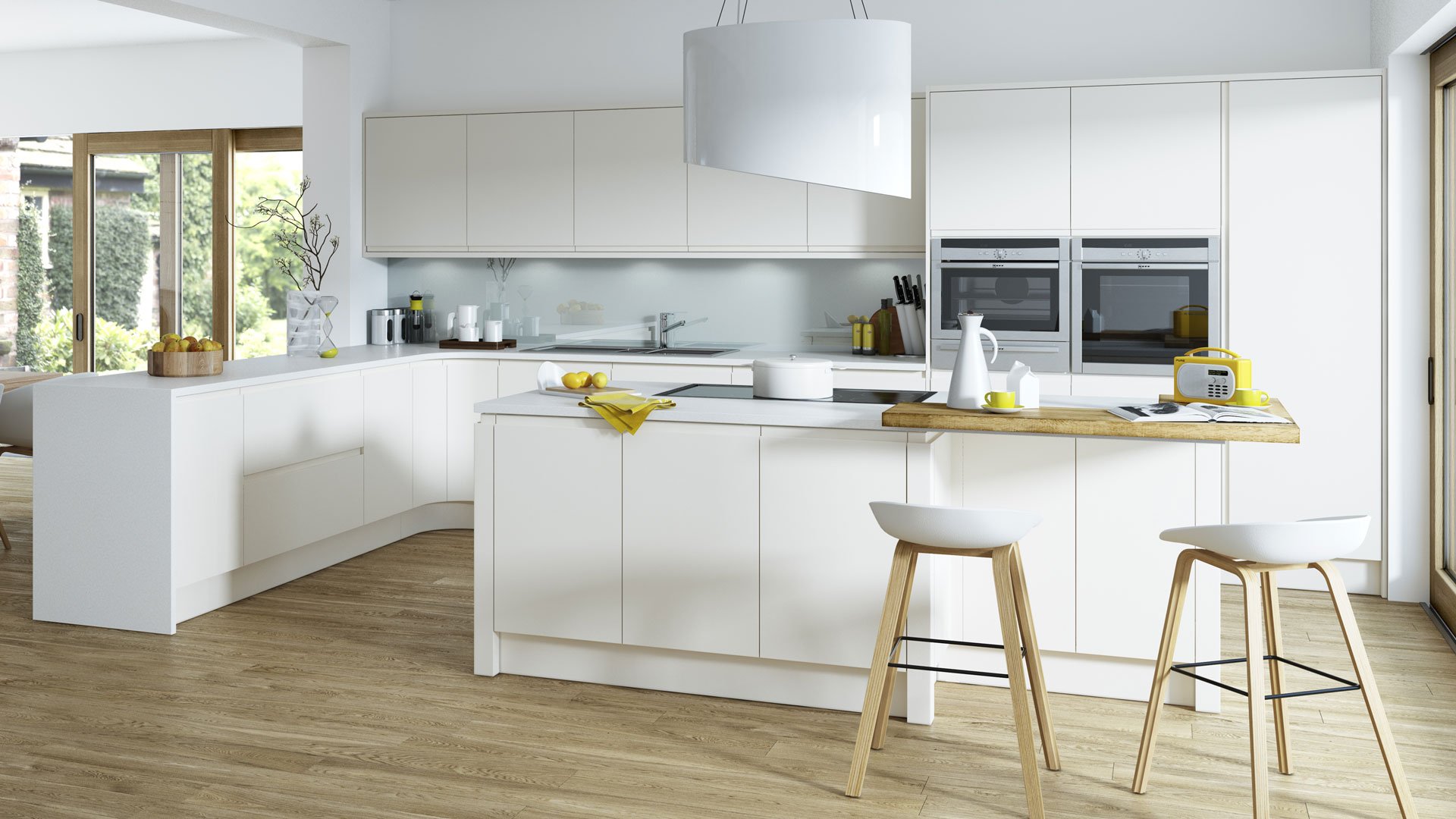 Multiwood Aconbury Matt - Porcelain Kitchen