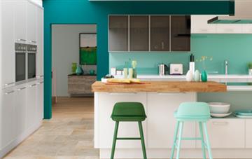 Multiwood Torberry Light Grey & White Kitchen