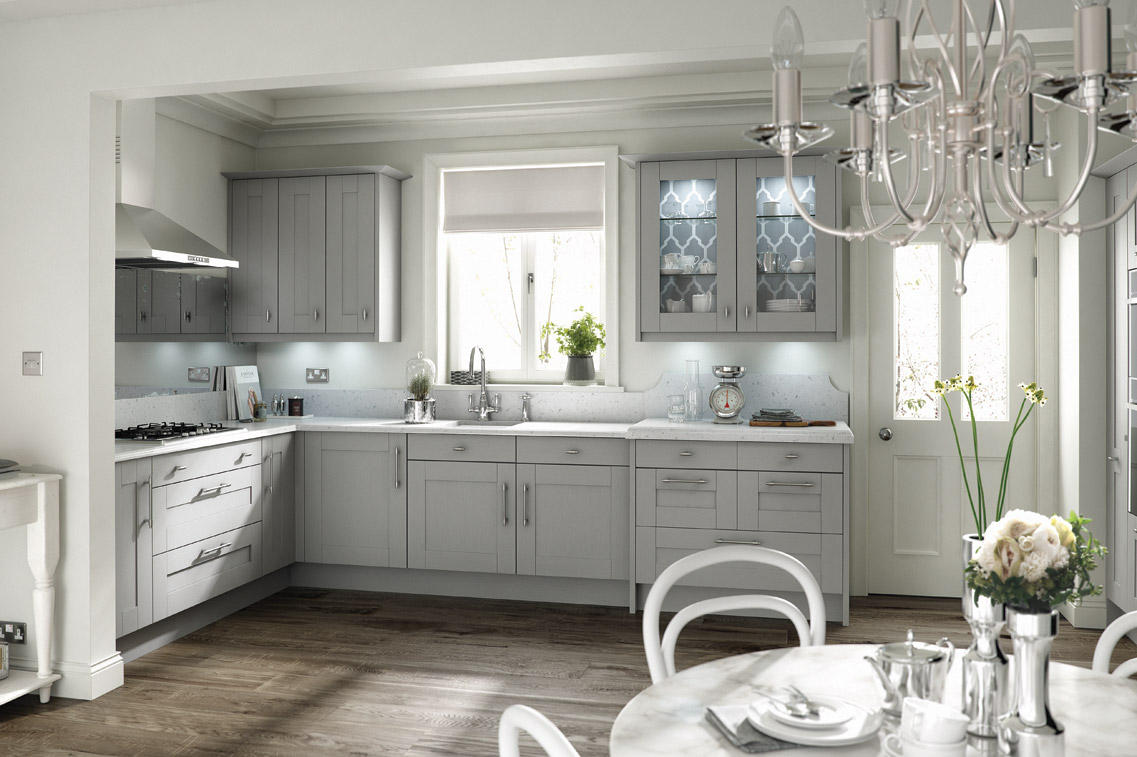 Second Nature Broadoak Partridge Grey Kitchen