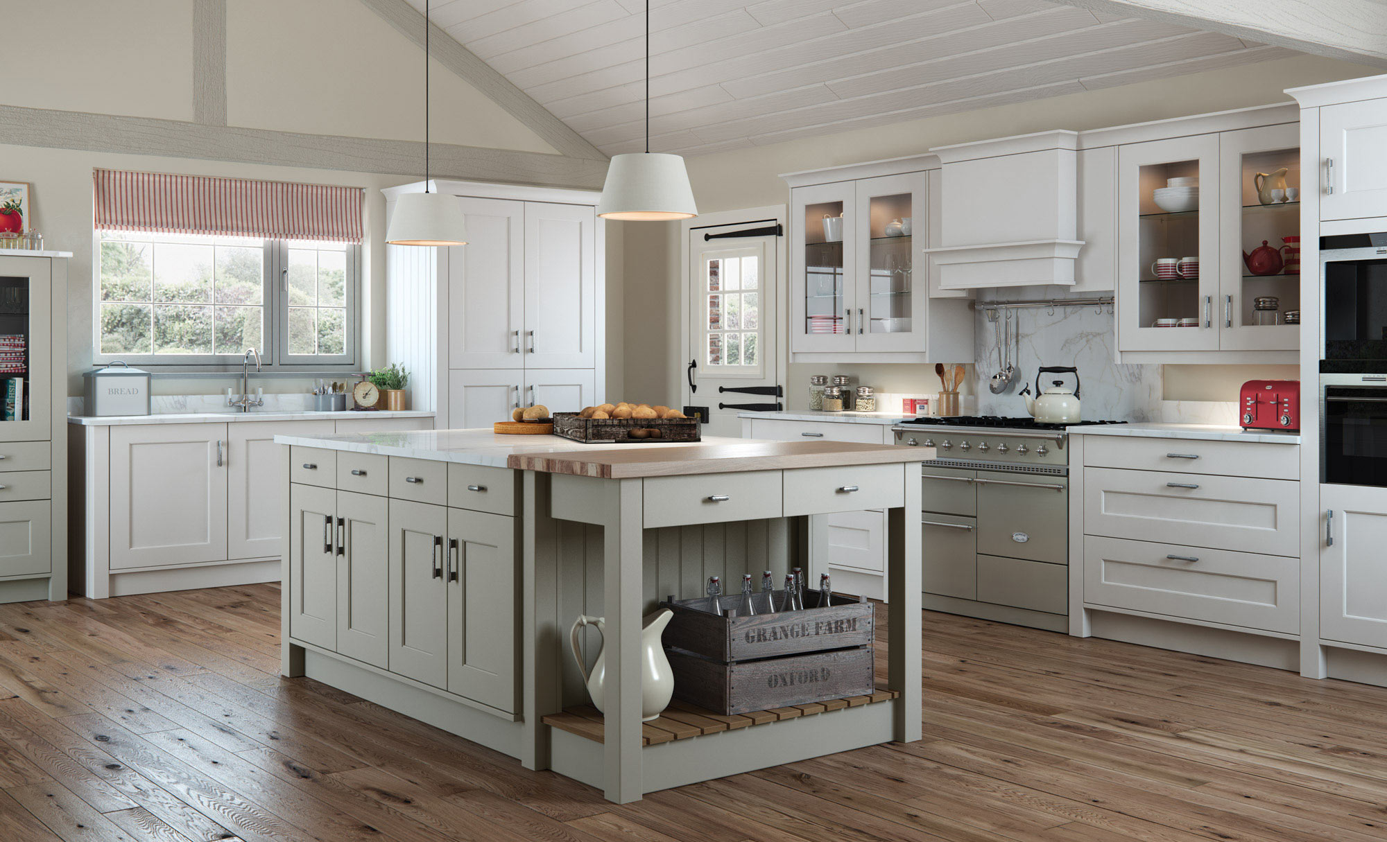 Uform Florence Stone & Light Grey Kitchen