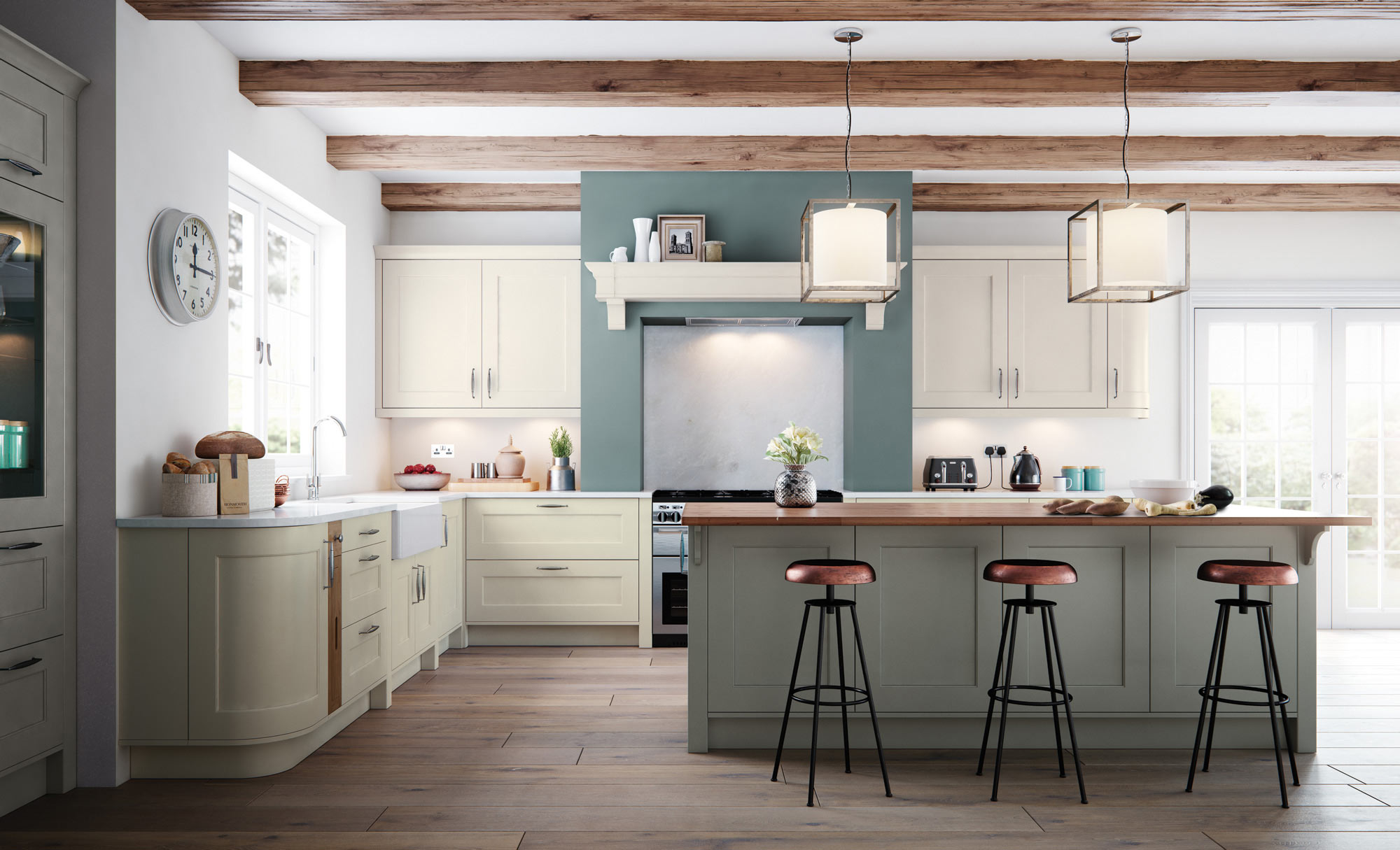 Uform Florence Porcelain & Stone Kitchen