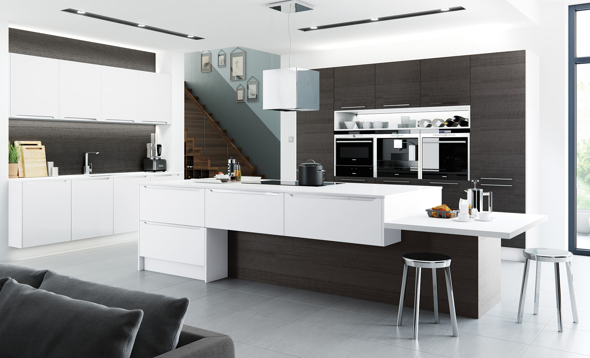 Uform Olympia Matte White & Tavola Kitchen